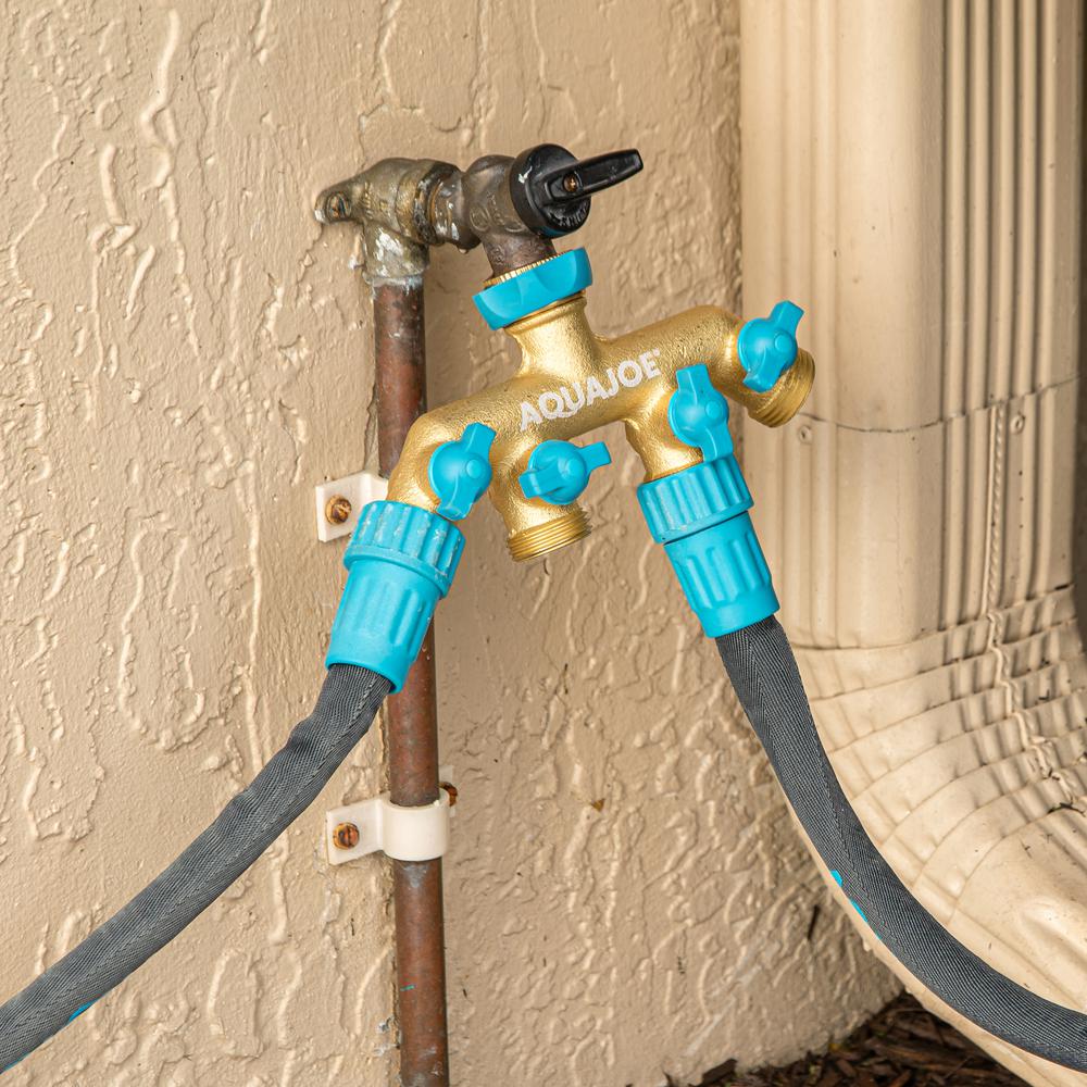 4-Way Garden Hose Splitter - Super Arbor