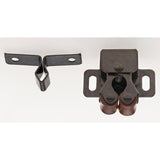 Double Roller Catch, Bronzed Antique (1-Pack)