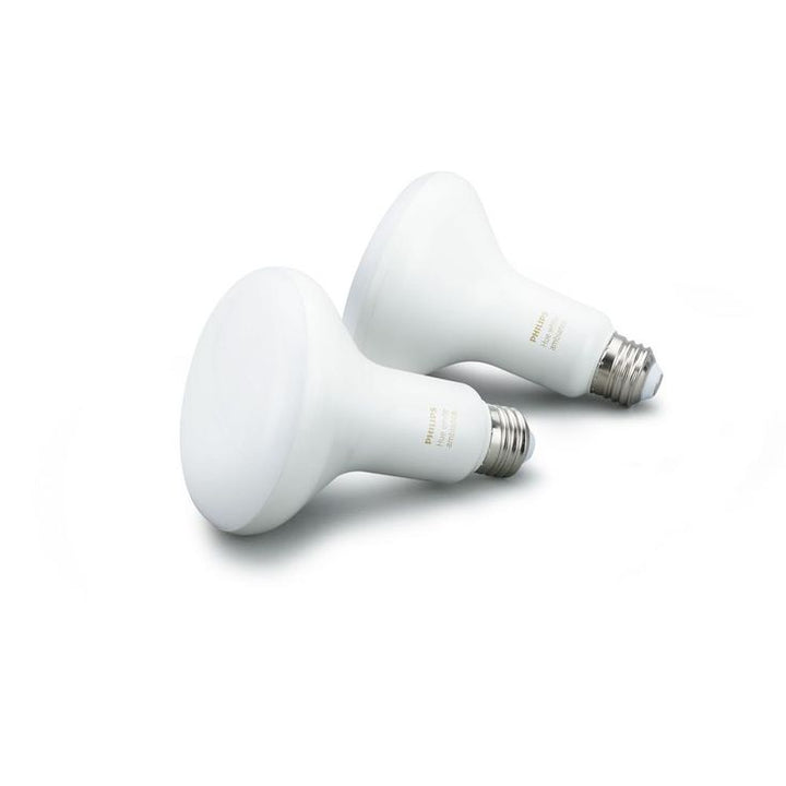 Philips Hue White Ambiance BR30 LED 65-Watt Equivalent Dimmable Smart Wireless Flood Light Bulb with Bluetooth (2 Pack)