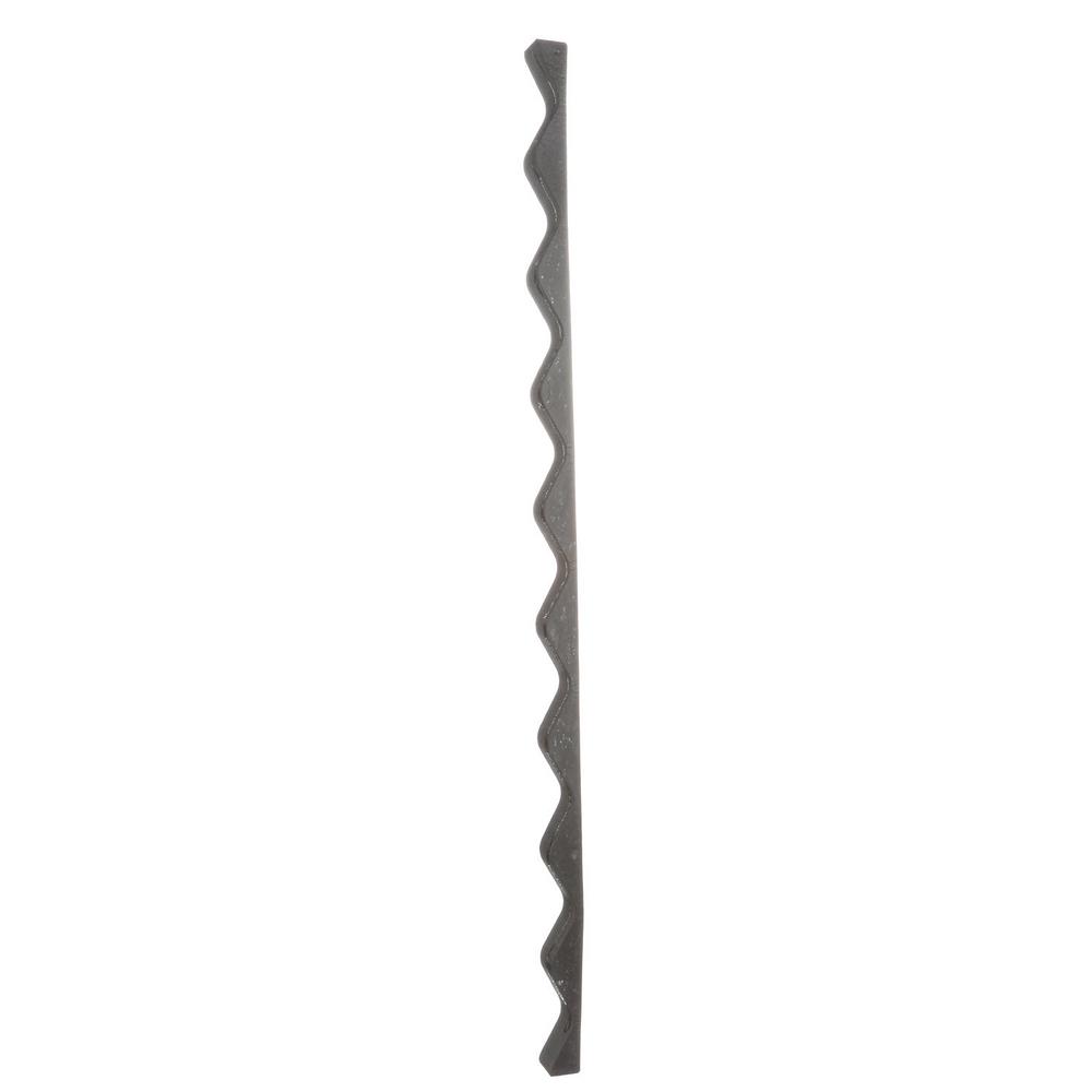 2 ft. Closure Strip Foam Corrugated Roof Accessory in Black