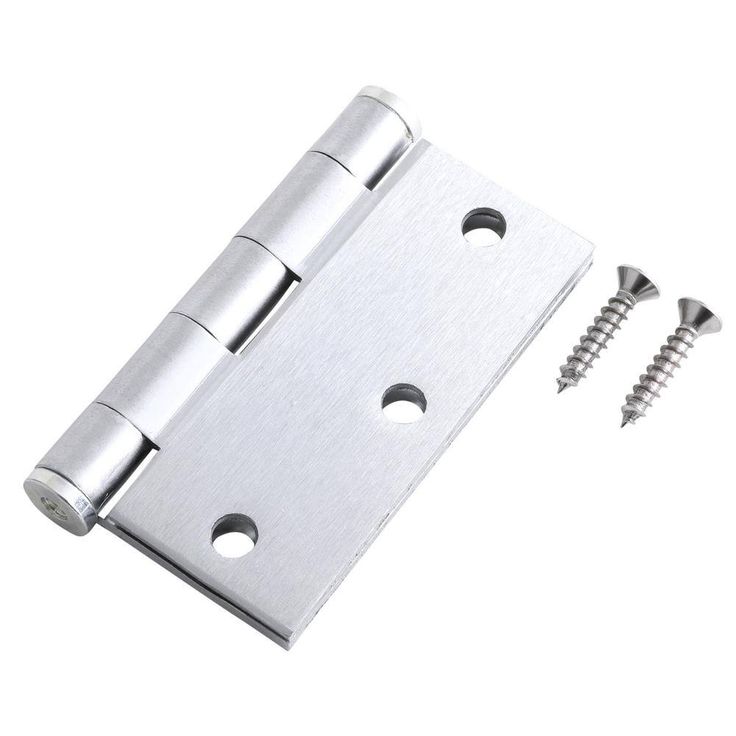 3-1/2 in. Satin Chrome Commercial Grade Door Hinge
