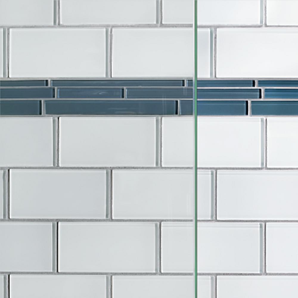 Classic 60 in. x 70 in. Semi-Frameless Sliding Shower Door in Chrome with Clear Glass - Super Arbor