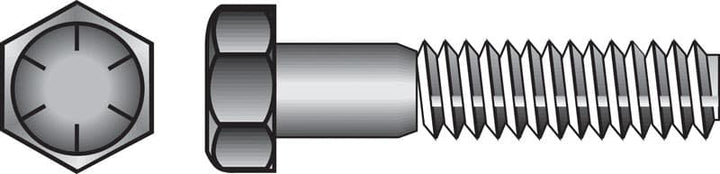 Hillman 3/4 in. Diameter x 2-1/2 in. Length Heat-Treated Steel Hex Head Cap Screw, 20-Pack