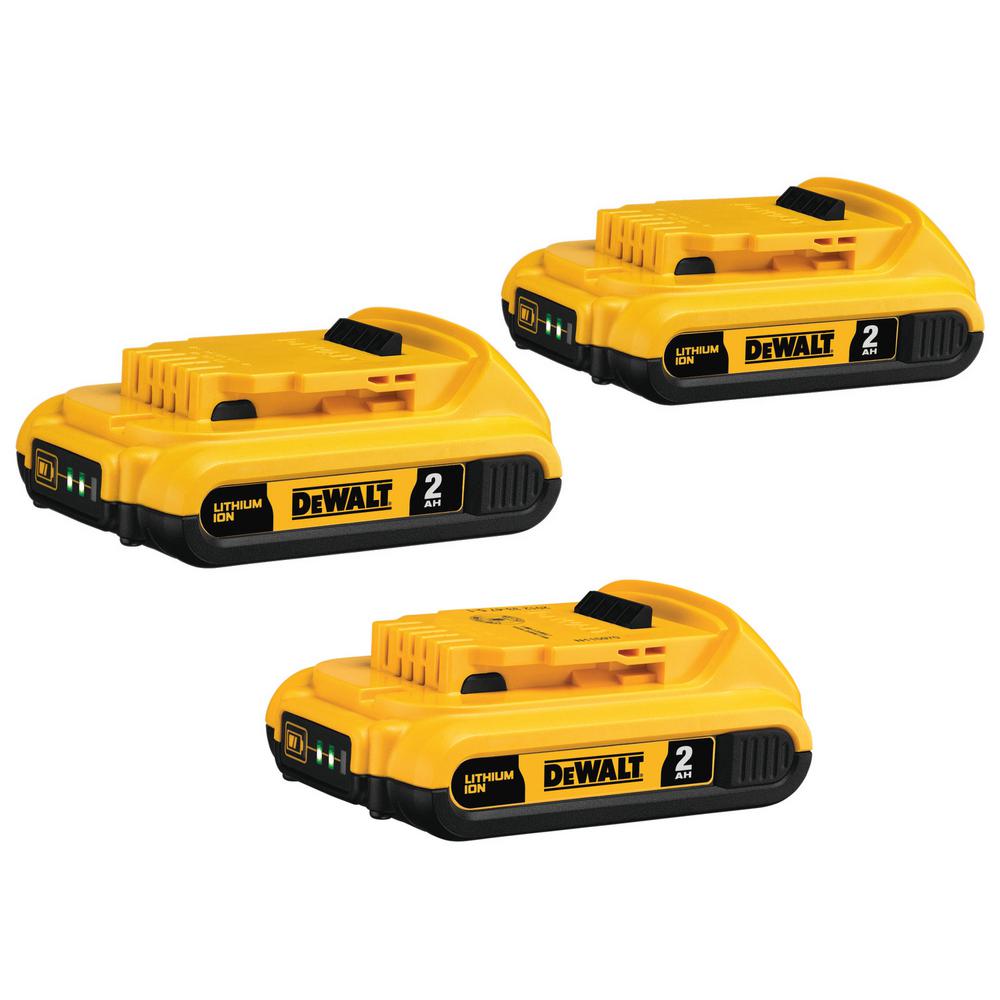 20-Volt MAX Compact Lithium-Ion 4.0Ah Battery Pack (2-Pack)