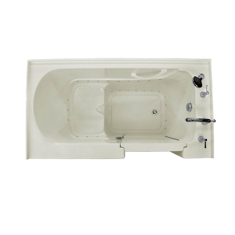 HD Series 32 in. x 60 in. Right Drain Quick Fill Walk-In Soaking Bathtub in White - Super Arbor