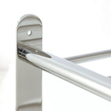 Hotel Grade 24 in. Wall Mounted Towel Rack in Polished Chrome - Super Arbor