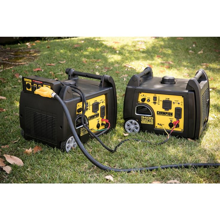 CHAMPION POWER EQUIPMENT 3400-Watt Gasoline Powered Recoil Start Portable Inverter Generator with 192 cc Engine