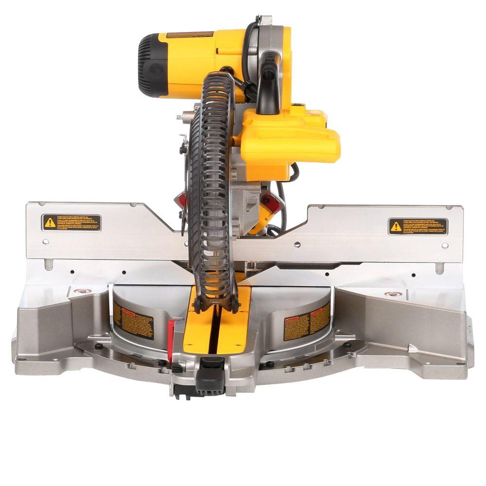 15 Amp Corded 12 in. Sliding Miter Saw with Rolling Miter Saw Stand - Super Arbor