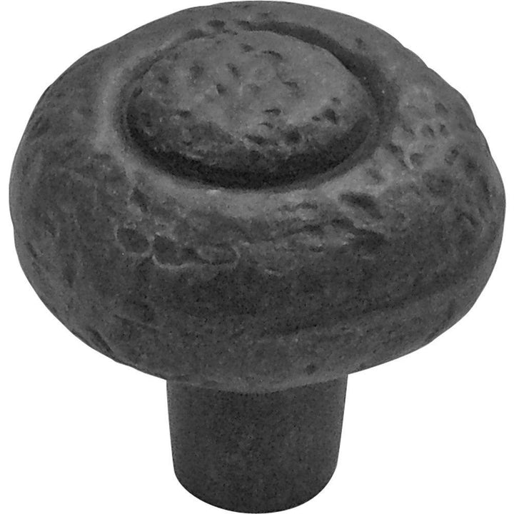 1-1/4 in. Black Cabinet Knob - Super Arbor