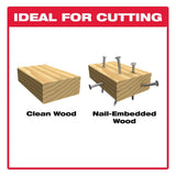 6 in. 6/12 TPI Demo Demon Nail-Embedded Wood Cutting Reciprocating Saw Blade (15-Pack) - Super Arbor