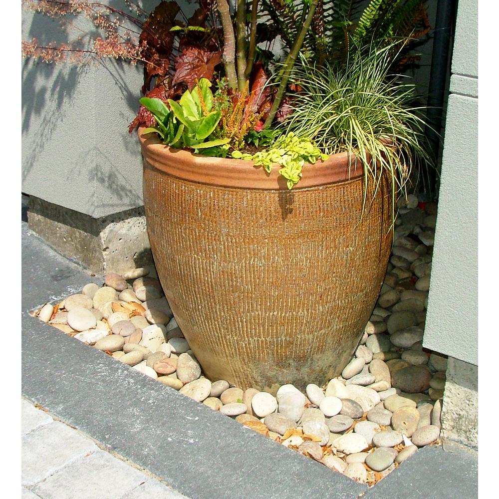 Butler Arts 0.50 cu. ft. 1 in. - 2 in. Unpolished Brown Mexican Beach Pebble Bag (20-Pack / Pallet) - Super Arbor