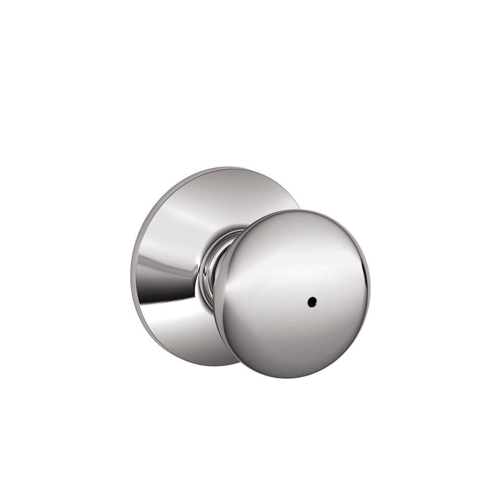 Plymouth Bright Brass Privacy Bed/Bath Door Knob - Super Arbor