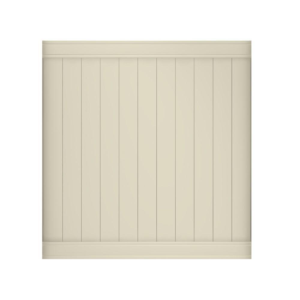 Pro- Series 6 ft. H x 6 ft. W Vinyl Woodbridge Privacy Fence Panel - Super Arbor