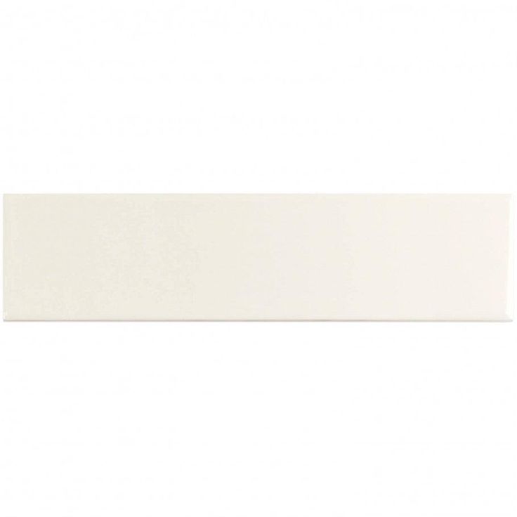 Midland Vanilla 3 in. x 12 in. Glazed Ceramic Subway Tile Sample