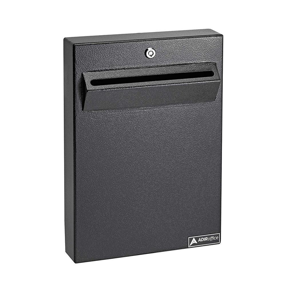 White Large Wall Mounted Weatherproof Steel Drop Box - Super Arbor