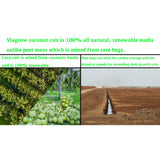 Viagrow 1.5 cu. ft. Coco Coir Fluffed Coconut Pith Fiber Soilless Grow Media Bag - Super Arbor