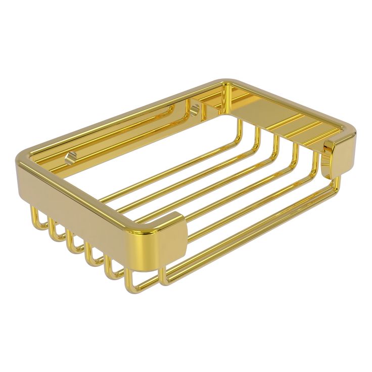 Allied Brass Rectangular Soap Basket in Antique Pewter