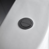 1-Piece 1.28 GPF Dual Flush High Efficiency Elongated Toilet in White, Seat Included - Super Arbor