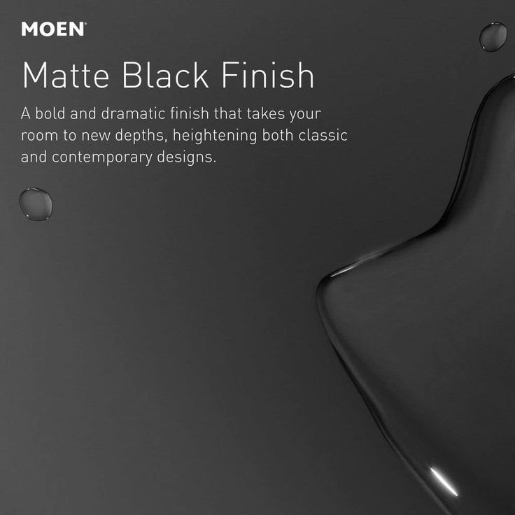Genta Single Handle Single Hole Bathroom Faucet in Matte Black