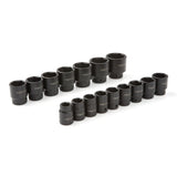3/4 in. Drive 3/4-2 in. 6-Point Shallow Impact Socket Set (21-Piece) - Super Arbor
