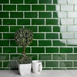 Merola Tile Novecento Verdin 2-1/2 in. x 5-1/8 in. Ceramic Subway Wall Tile (6.16 sq. ft. / case)
