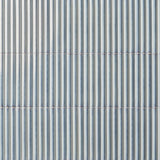 Ponto Iris White Fluted 5x16 3D Polished Porcelain Tile by Lux Tile