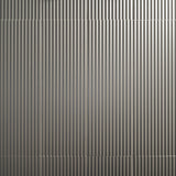 Mod Smoke Gray 12x36 3D Fluted Matte Ceramic Tile - Lux Tile