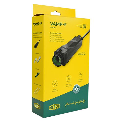 Refco 3004238 condensate pump - side view (Product Type: Condensate Pump; Voltage: 100V, 240v)