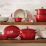 Gourmet 4 Qt. Cast Iron Braising Pan