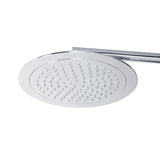 7-spray 8 in. Dual Shower Head and Handheld Shower Head with Body spray in Chrome