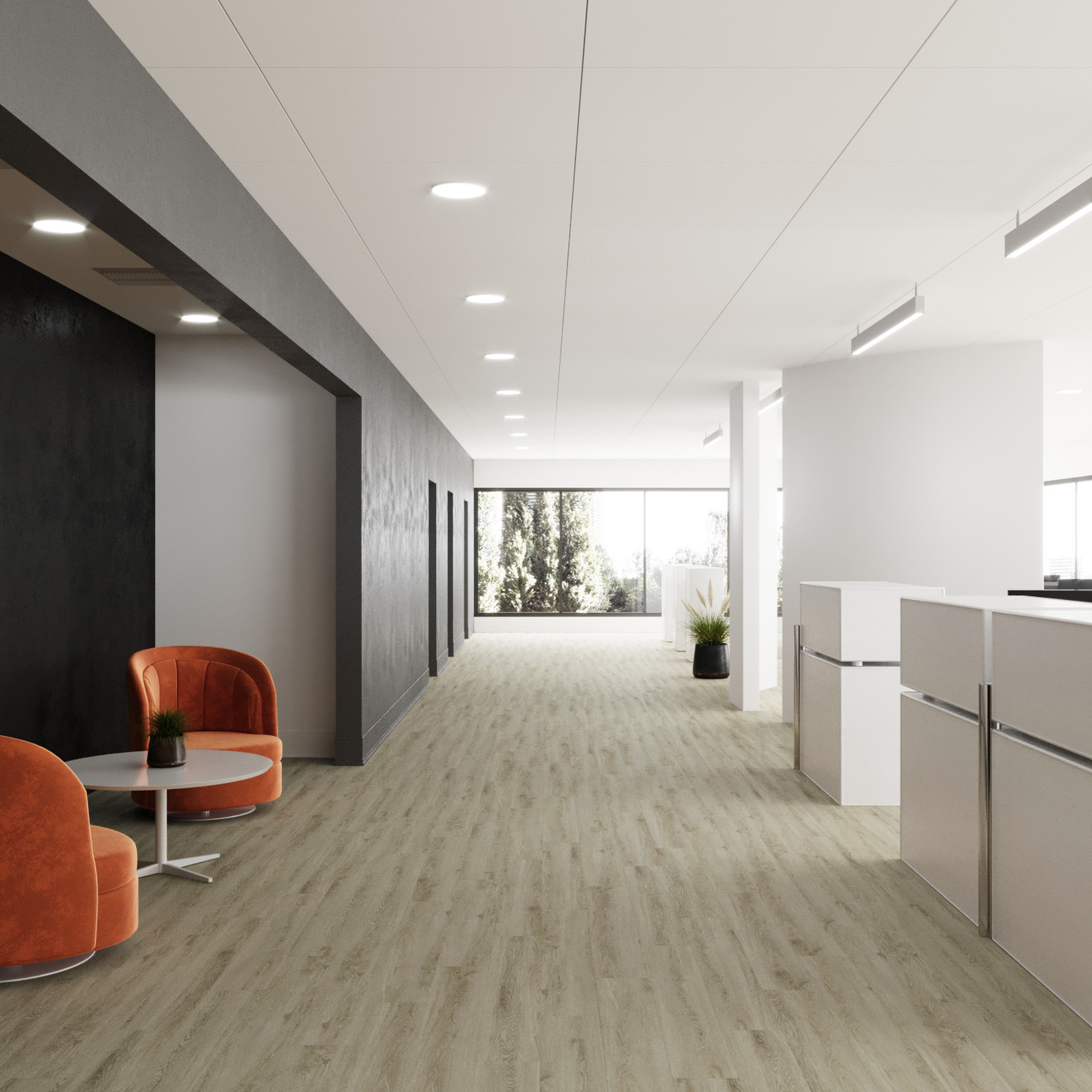 Lucida USA Gluecore Cashmere 7-3/32-in W x 3-mm T Waterproof Luxury Vinyl Plank Flooring, 39-sq ft