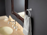 Moen Weymouth Nickel Wall Mount Towel Ring