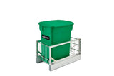 Rev-A-Shelf 24-Quart Plastic Soft Close Pull Out Trash Can