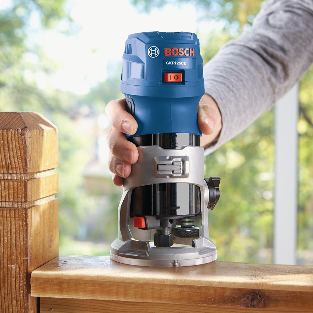 7 Amp 1-1/4 HP Variable Speed Fixed-Based Palm Corded Router Kit - Super Arbor