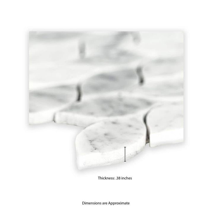 Carrara White Blanco 12 in. x 13 in. Honed Marble Floor and Wall Tile (10.8 sq. ft./Case)