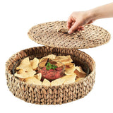 Garden Terrace 13.5 in. Chip and Dip Server with Container and Lid