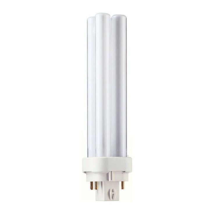 Philips 13-Watt Equivalent CFLNI 4-Pin G24Q-1 CFL Light Bulb Cool White (4100K)