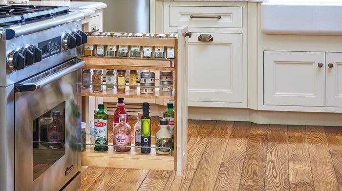 Rev-A-Shelf 11.69-in W x 18.88-in H 4-Tier Pull Out Wood Soft Close Baskets & Organizers
