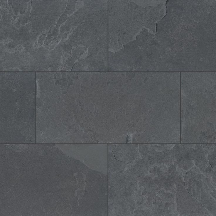 MSI Montauk Black 12 in. x 24 in. Gauged Slate Floor and Wall Tile (10 sq. ft. / Case)