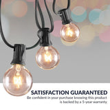 50 ft. Indoor/Outdoor Weatherproof Party String Lights with 50 Sockets Light Bulbs Included
