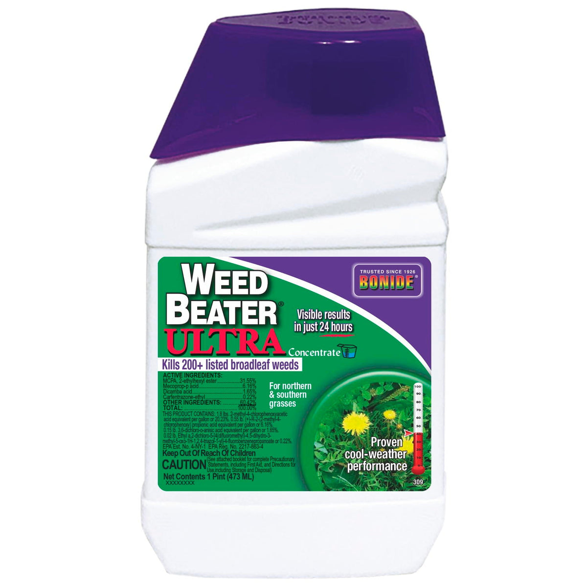 Bonide Weed Beater Ultra Weed Killer Concentrate, 1-Pint