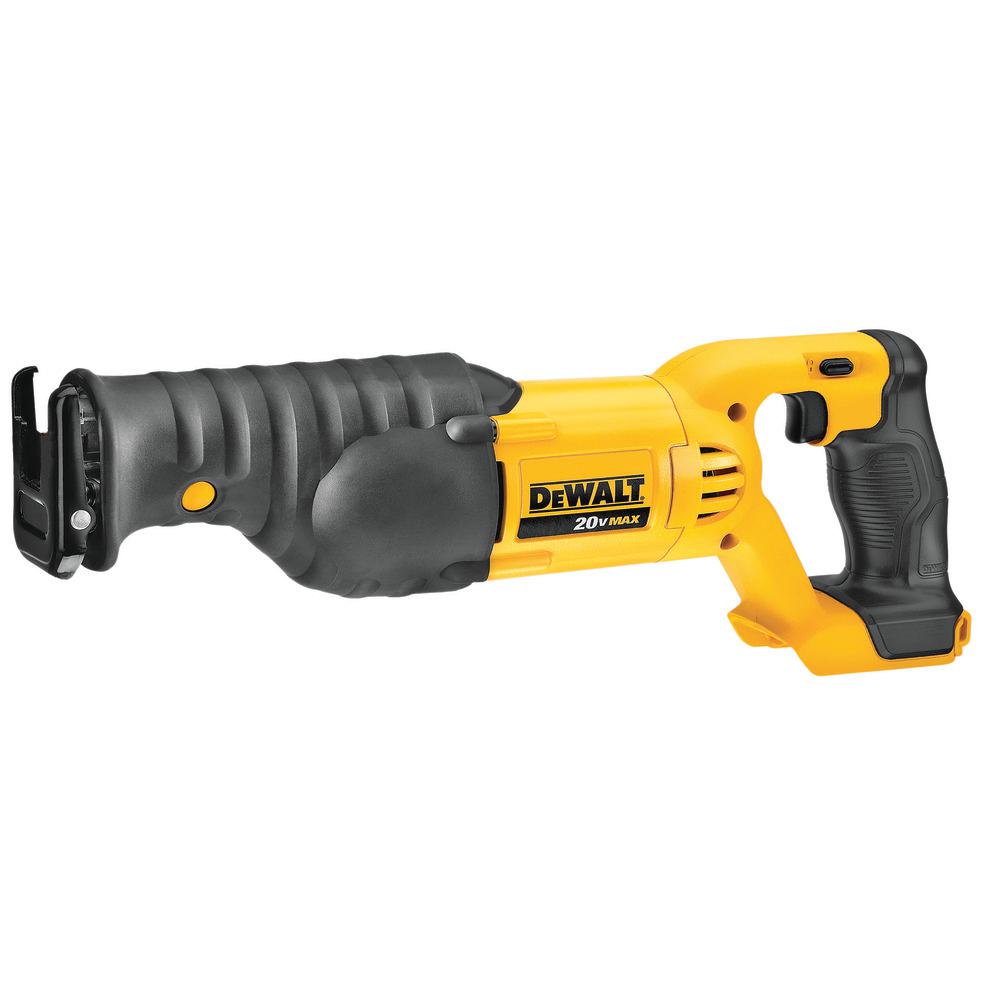 20-Volt MAX Lithium-Ion Cordless Reciprocating Saw with Premium Battery Pack 5.0 Ah (2-Pack), Charger and Kit Bag - Super Arbor