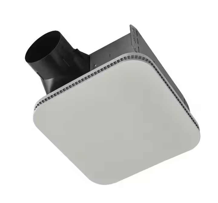 Roomside Series 80 CFM Ceiling Bathroom Exhaust Fan with CleanCover, ENERGY STAR