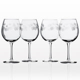 Icy Pine 18 oz. Clear Balloon Wine (Set of 4)