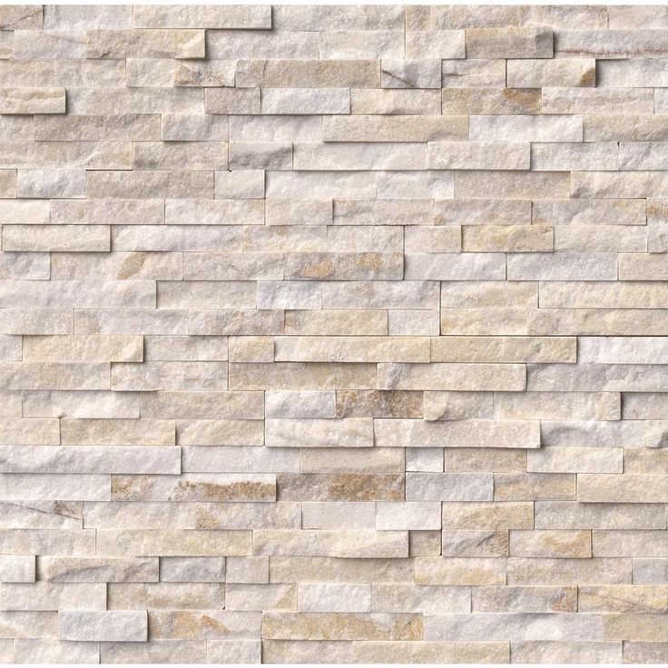 MSI Arctic White Ledger Panel 6 in. x 24 in. Natural Marble Wall Tile (10 cases / 60 sq. ft. / pallet)