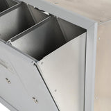 Aluminum Recessed-Mounted USPS Access Vertical Mailbox with 4 Door - Super Arbor