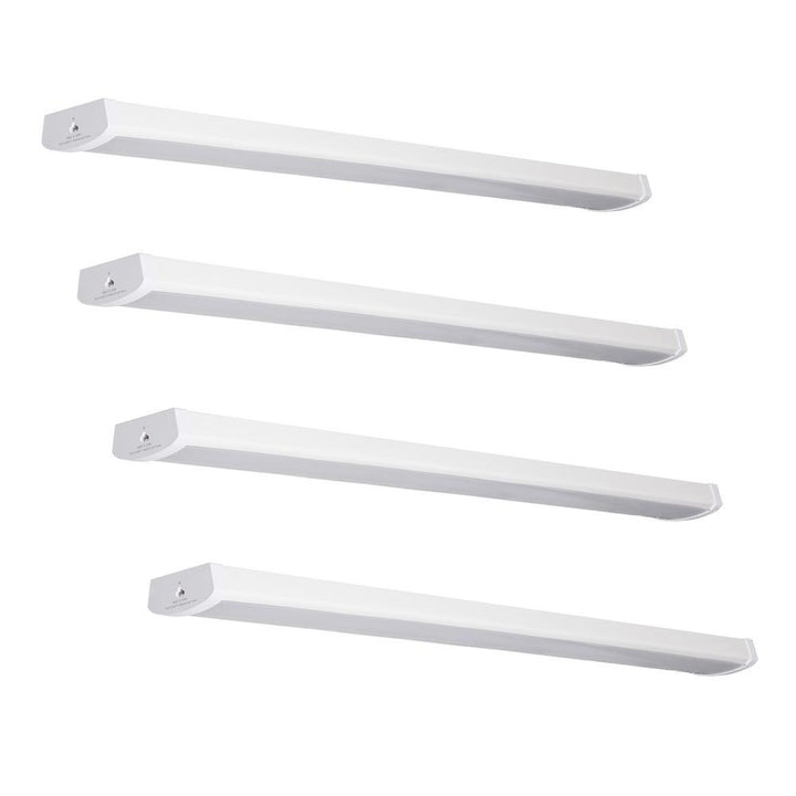 4 ft. 4000 Lumen 4000K Integrated LED White Linkable Wraparound Light (4-Pack) - Super Arbor