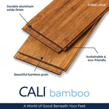 CALI (Sample) Fossilized Java Bamboo Smooth/Traditional Waterproof Hardwood Flooring