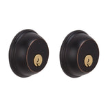 Satin Nickel Double Cylinder Deadbolt - Super Arbor