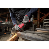Milwaukee M18 FUEL 18V Brushless Cordless 4-1/2 in./5 in. Angle Grinder Paddle Switch Kit with (2) 5.0Ah Batteries